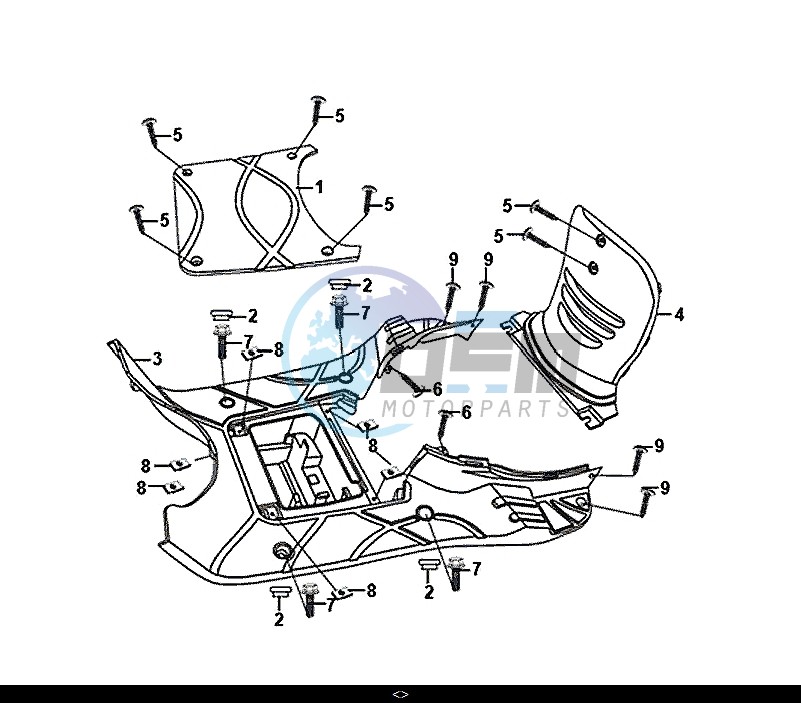 FLOOR PANEL CENTER COVER