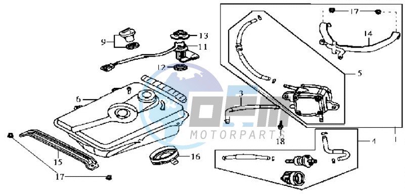 FUEL TANK - FUEL CUT