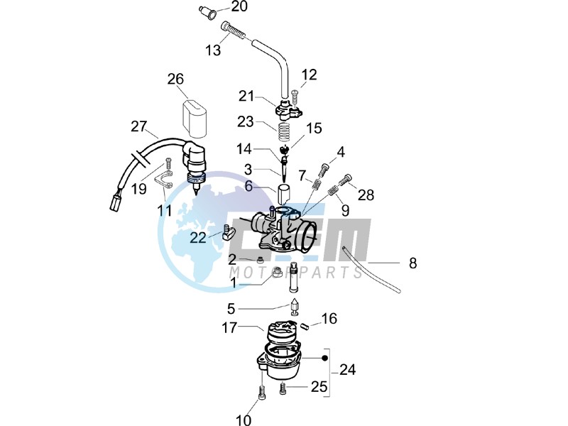 Carburetors components