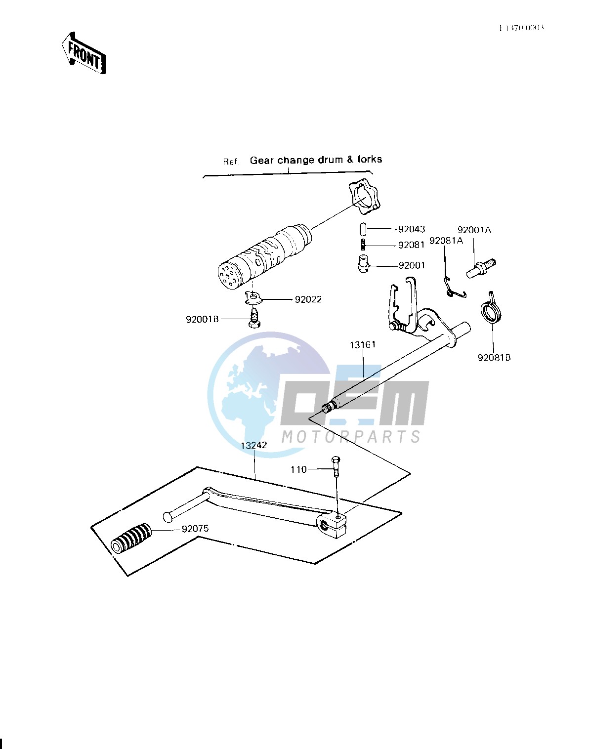 GEAR CHANGE MECHANISM -- 81-83 H2_H3_H4- -