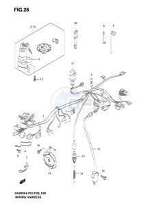 GS500 (P3) drawing WIRING HARNESS (MODEL K3)