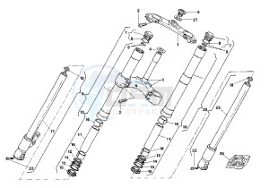 MITO EURO2 125 drawing FRONT FORK