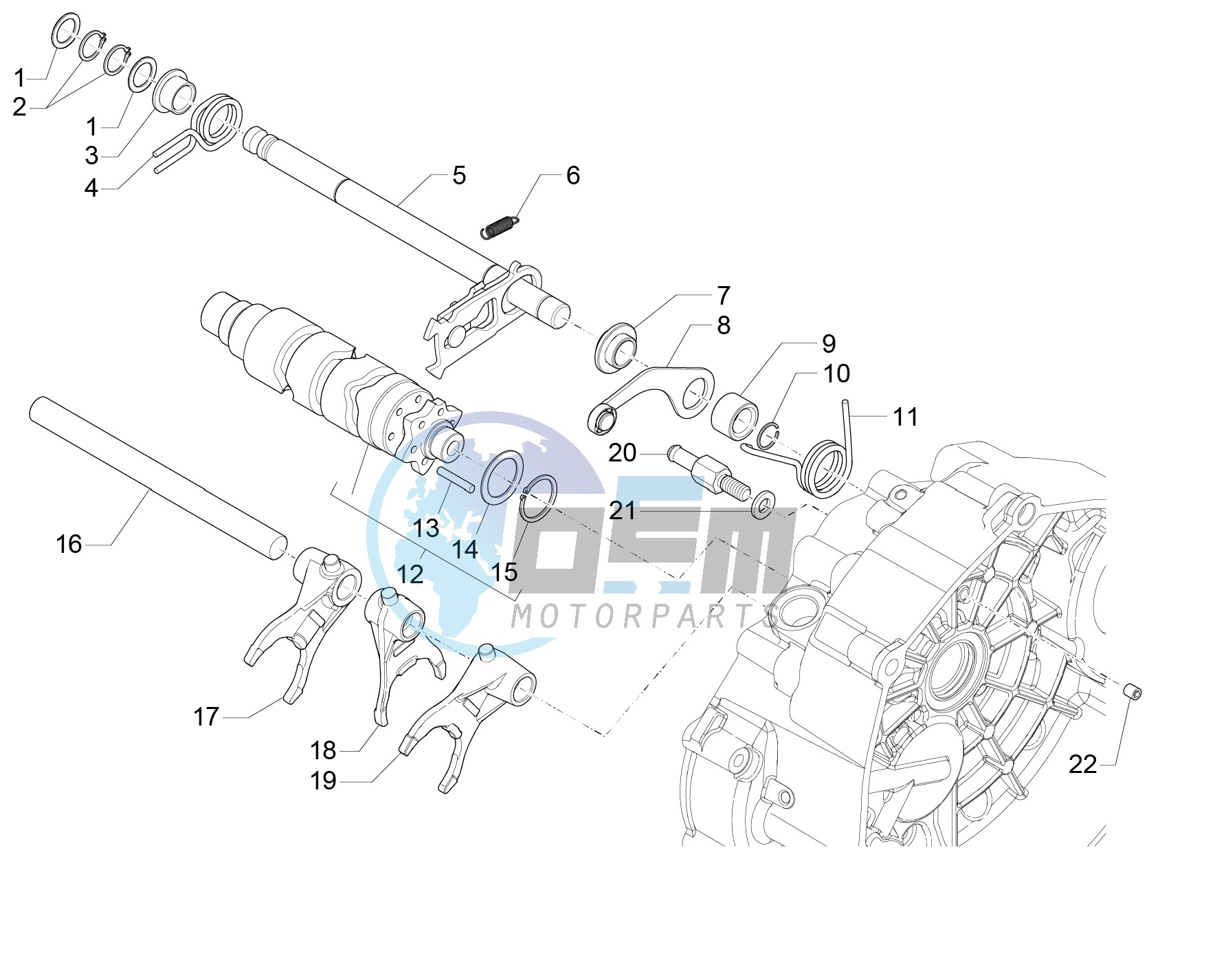 Gear box selector