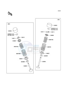 JET SKI STX-15F JT1500A7F FR drawing Valve(s)