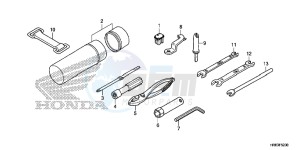 TRX500FA6F TRX500FA ED drawing TOOLS