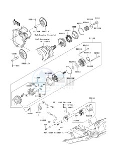 ZX 600 P [NINJA ZX-6R] (7F-8FA) P8FA drawing STARTER MOTOR