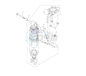 FJR AS 1300 drawing REAR SHOCK ABSORBER