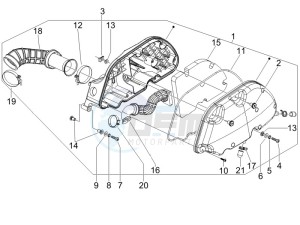 Granturismo 125 L Potenziato drawing Air filter