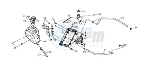 QUAD LANDER 300 drawing RADIATOR