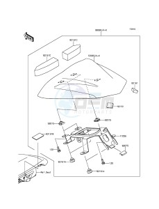 ER-6N ER650EEF XX (EU ME A(FRICA) drawing Accessory(Single Seat Cover)