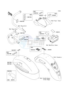 VN 1700 C [VULVAN 1700 NOMAD] (9FA) C9F drawing LABELS