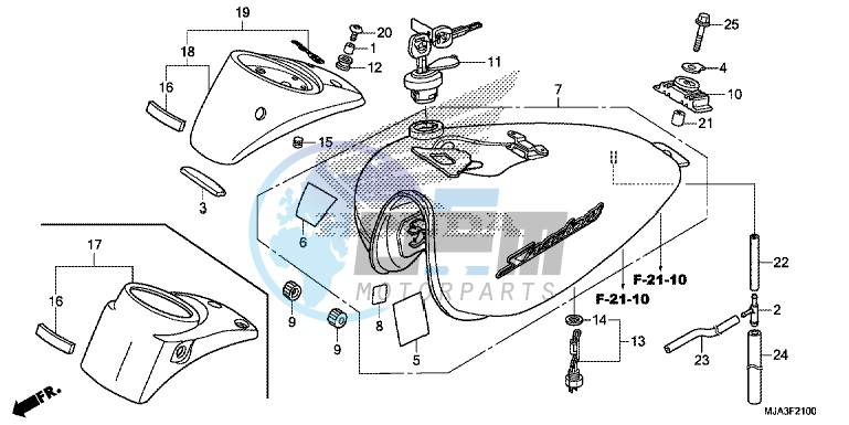 FUEL TANK (VT750C/C2S/CA/CS)