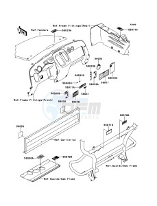 MULE_610_4X4 KAF400ABF EU drawing Labels