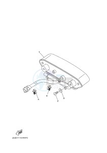 YFM700FWAD YFM70GPSH GRIZZLY 700 EPS SPECIAL EDITION (B1A5) drawing TAILLIGHT