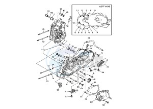 YP MAJESTY 400 drawing CRANKCASE