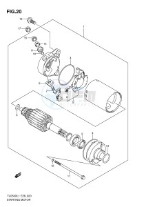 TU250X (E28) drawing STARTING MOTOR