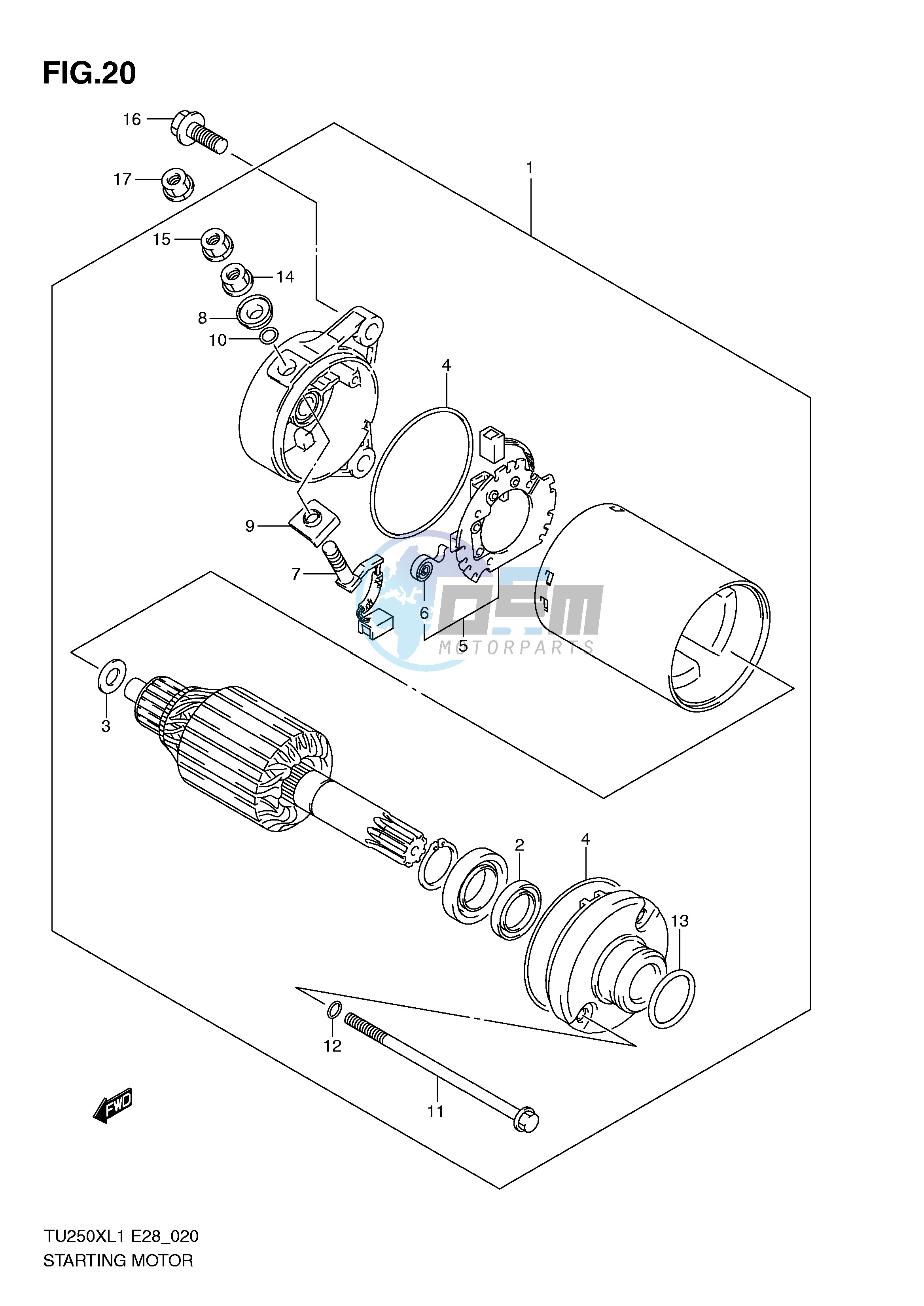 STARTING MOTOR