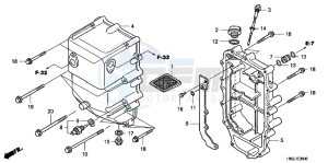 VFR1200XH Europe Direct - (ED) drawing TRANSMISSION (VFR1200X/XA/XL)