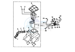 XT R 125 drawing INTAKE