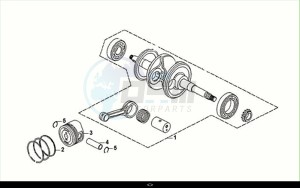 JET 14 200I (XC20W1-EU) (M1) drawing CRANK SHAFT