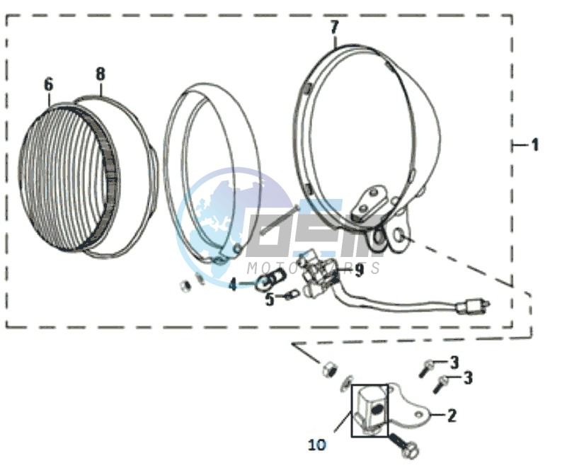 HEAD LAMP CPL.