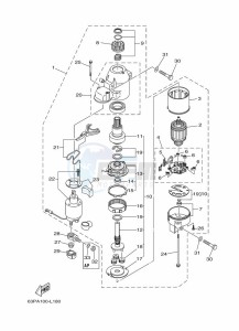 FL150AETL drawing STARTER-MOTOR