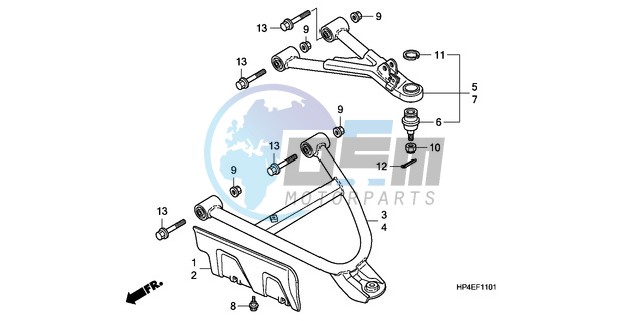 FRONT ARM (4WD)