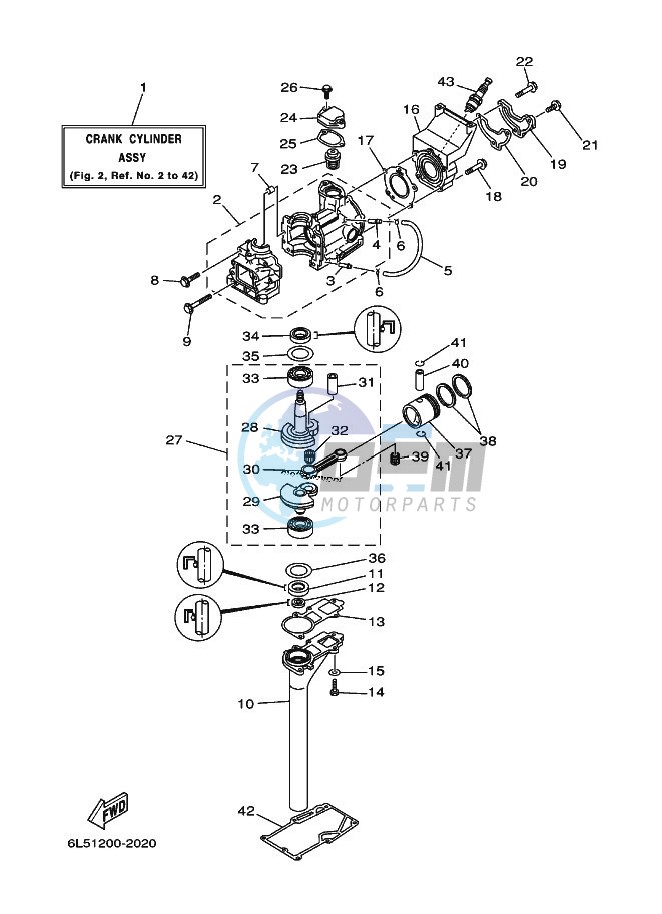 CYLINDER--CRANKCASE