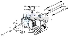 MIO 50 L5-L6 drawing CYLINDER / GASKETS