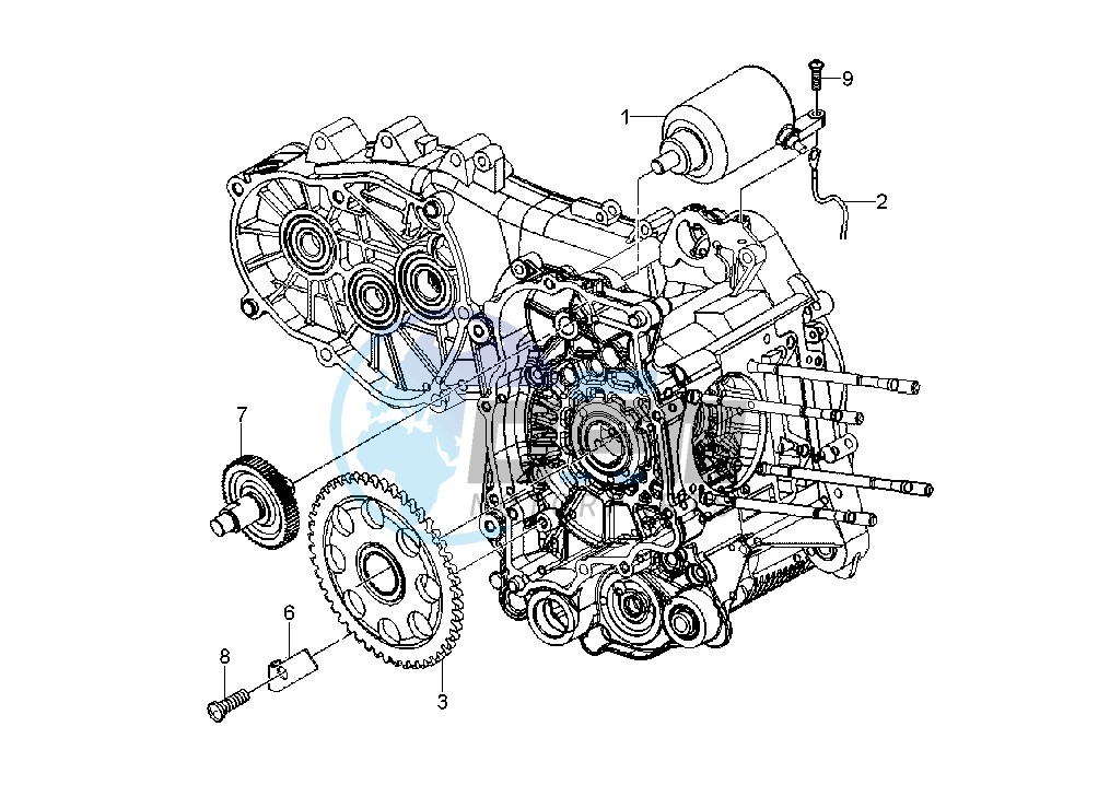 Starting motor