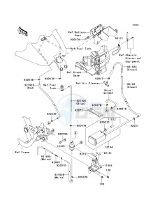 VN 1700 G [VULCAN 1700 CLASSIC LT] (9G-9FA) G9F drawing FUEL EVAPORATIVE SYSTEM-- CA- -