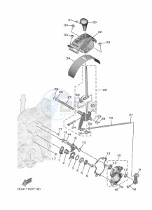 YXE850EN YX85EPAL (BAN6) drawing SHIFT SHAFT