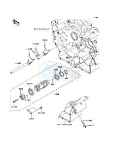 VN900_CUSTOM VN900C7F GB XX (EU ME A(FRICA) drawing Gear Change Drum/Shift Fork(s)