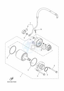 TRACER 700 MTT690-A (B4T1) drawing STARTING MOTOR