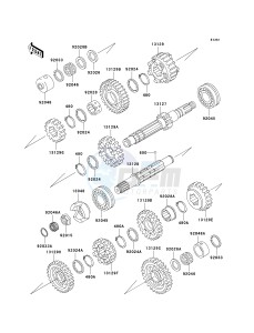 ZG 1200 B [VOYAGER XII] (B15-B17) [VOYAGER XII] drawing TRANSMISSION