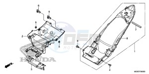 NC700DD INTEGRA E drawing REAR FENDER