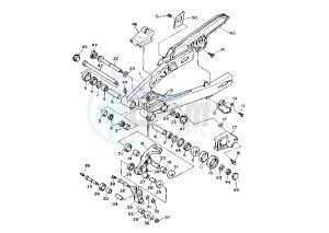 XT Z TENERE 660 drawing REAR ARM MY94