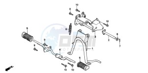 PK50SM drawing STAND/STEP