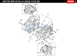 MARATHON-125-E4-PRO-SM-WHITE drawing CRANKCASE