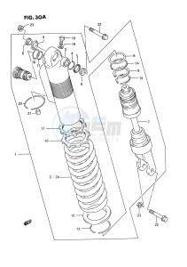 RM250 (E3) drawing SHOCK ABSORBER (MODEL R)