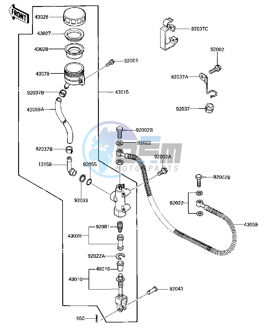 REAR MASTER CYLINDER