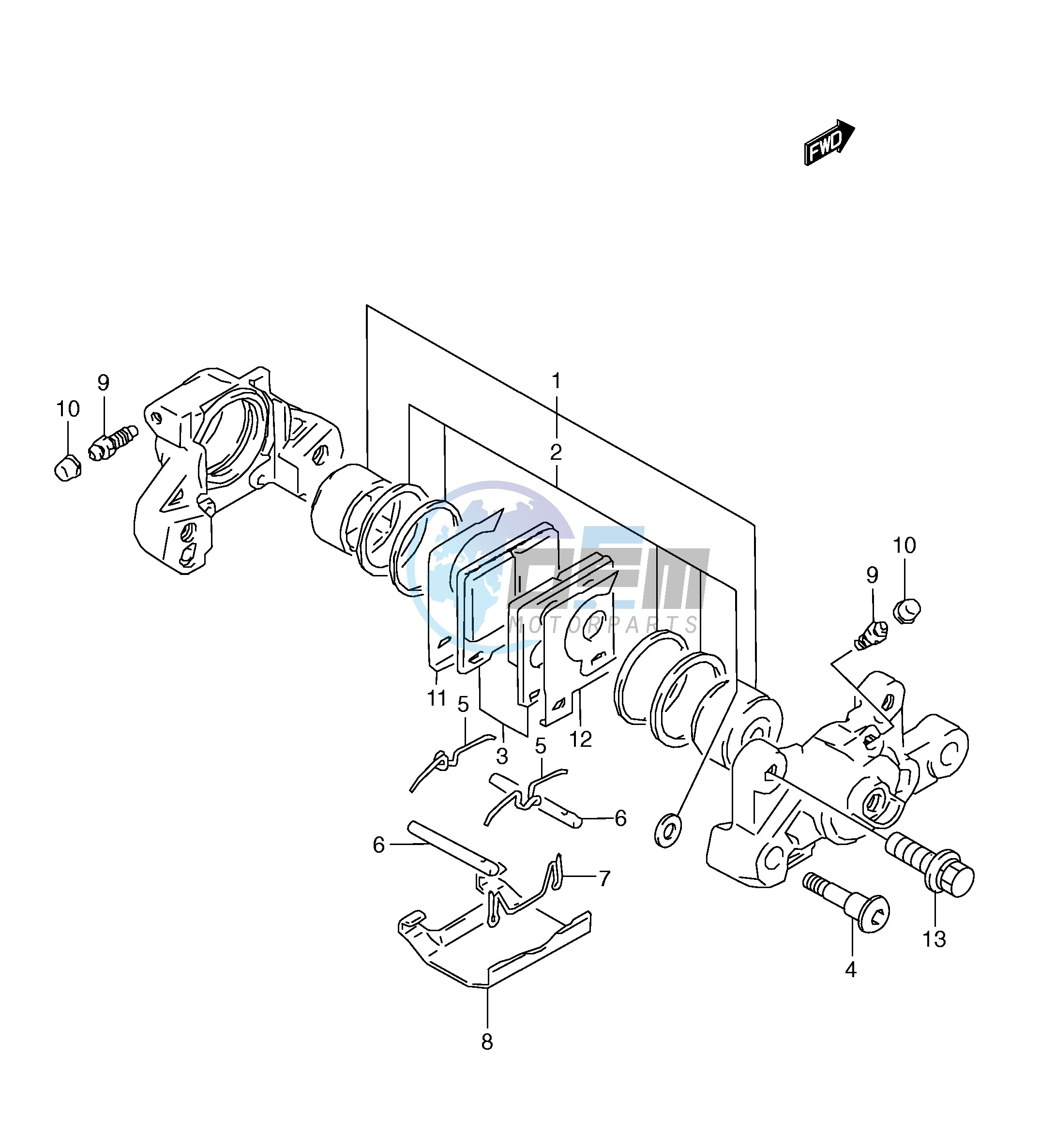 REAR CALIPER