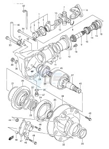 LT-A500F (E24) drawing FINAL BEVEL GEAR (FRONT)