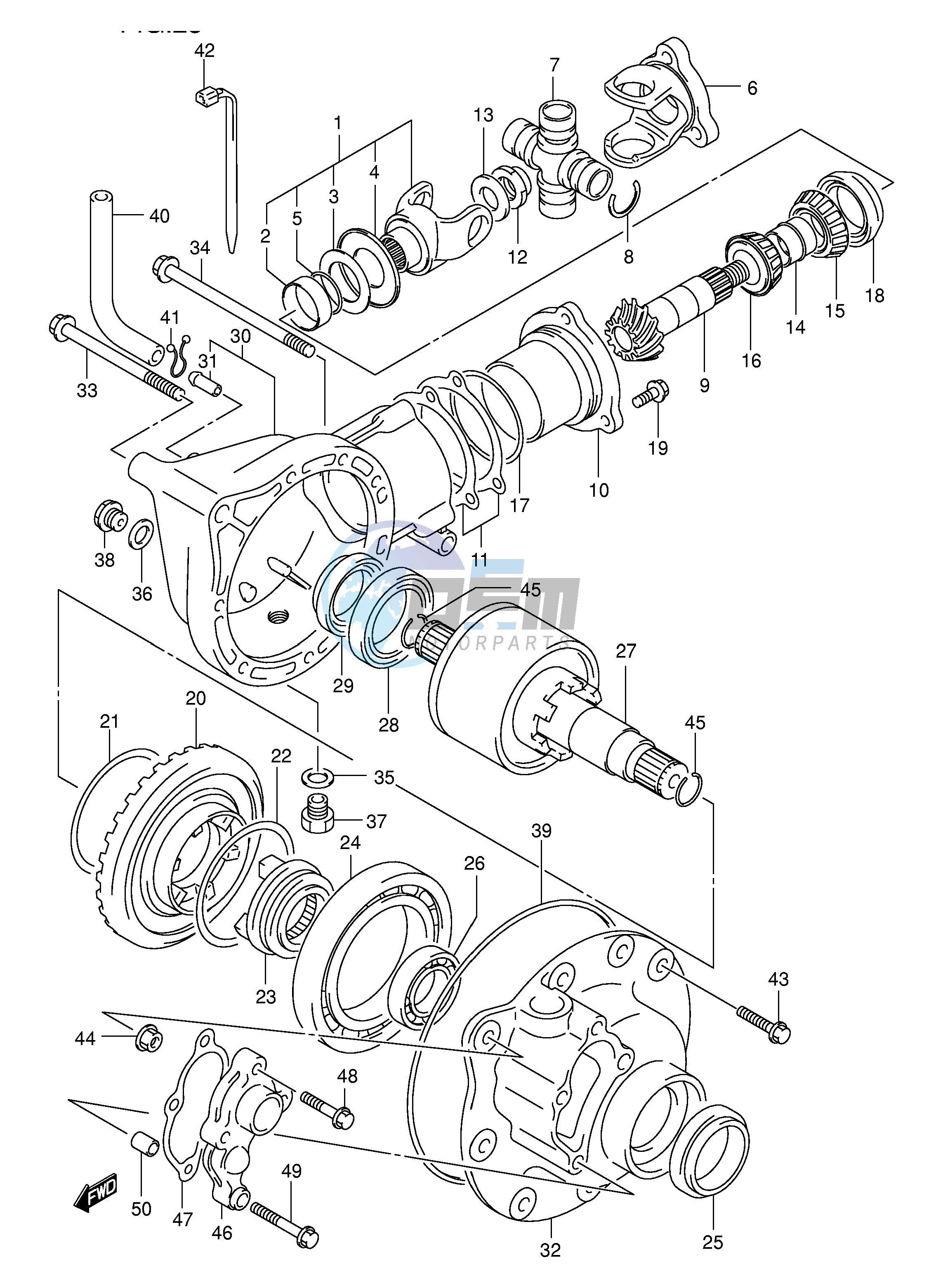 FINAL BEVEL GEAR (FRONT)