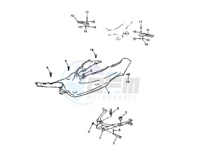 CS JOG R 50 drawing FOOTREST- STAND