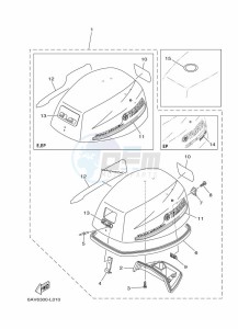 FT9-9GEX drawing TOP-COWLING