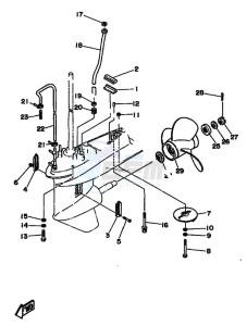 25QEO drawing LOWER-CASING-x-DRIVE-2