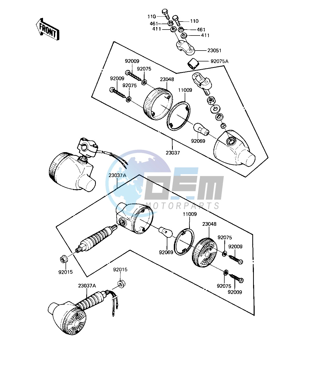 TURN SIGNALS -- 82-83 A9_A10- -