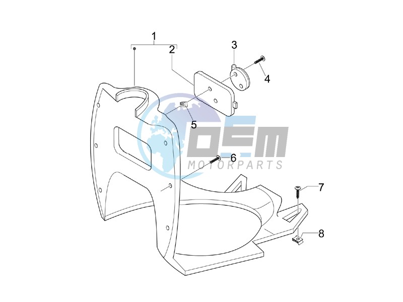 Front glove-box - Knee-guard panel