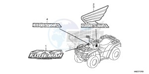 TRX500FPAE TRX500FPA Europe Direct - (ED) drawing MARK